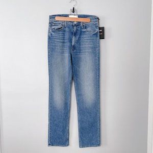 MOTHER Straight Leg Jeans in Light Blue Wash